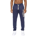 Navy - Front - Crosshatch Mens Ellsworth Jogging Bottoms