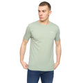 Off White-Stone-Brown-Sage-Dark Olive - Lifestyle - Crosshatch Mens Basicnatural T-Shirt (Pack of 5)