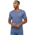White-Navy-Denim-Blue-Grey Marl - Lifestyle - Crosshatch Mens Basicnatural T-Shirt (Pack of 5)