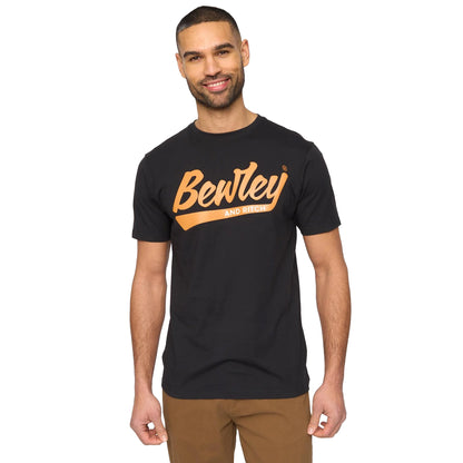 Navy - Front - Bewley & Ritch Mens Macklin T-Shirt