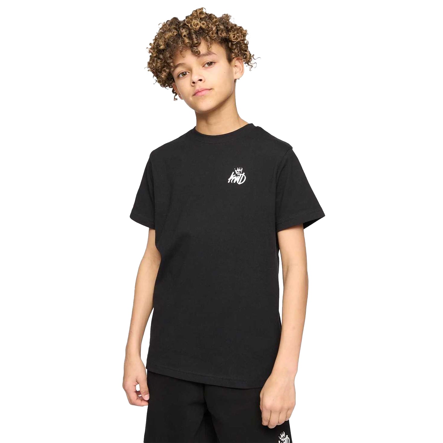 Black - Front - Kings Will Dream Boys Stanton Back Print T-Shirt
