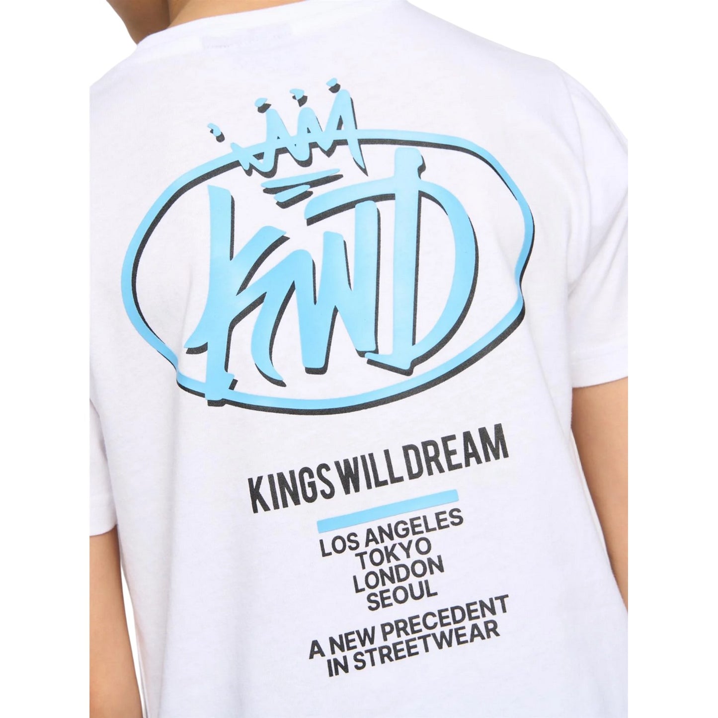 White - Lifestyle - Kings Will Dream Boys Soap Back Print T-Shirt