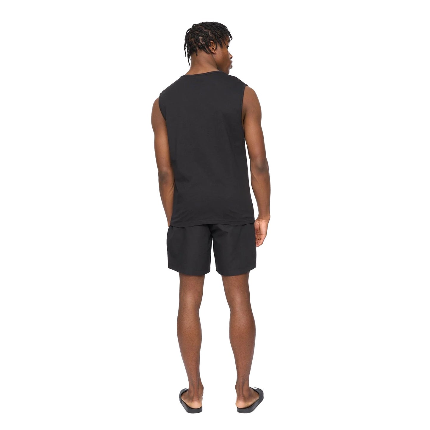 Black - Back - Kings Will Dream Mens Map Tank Top