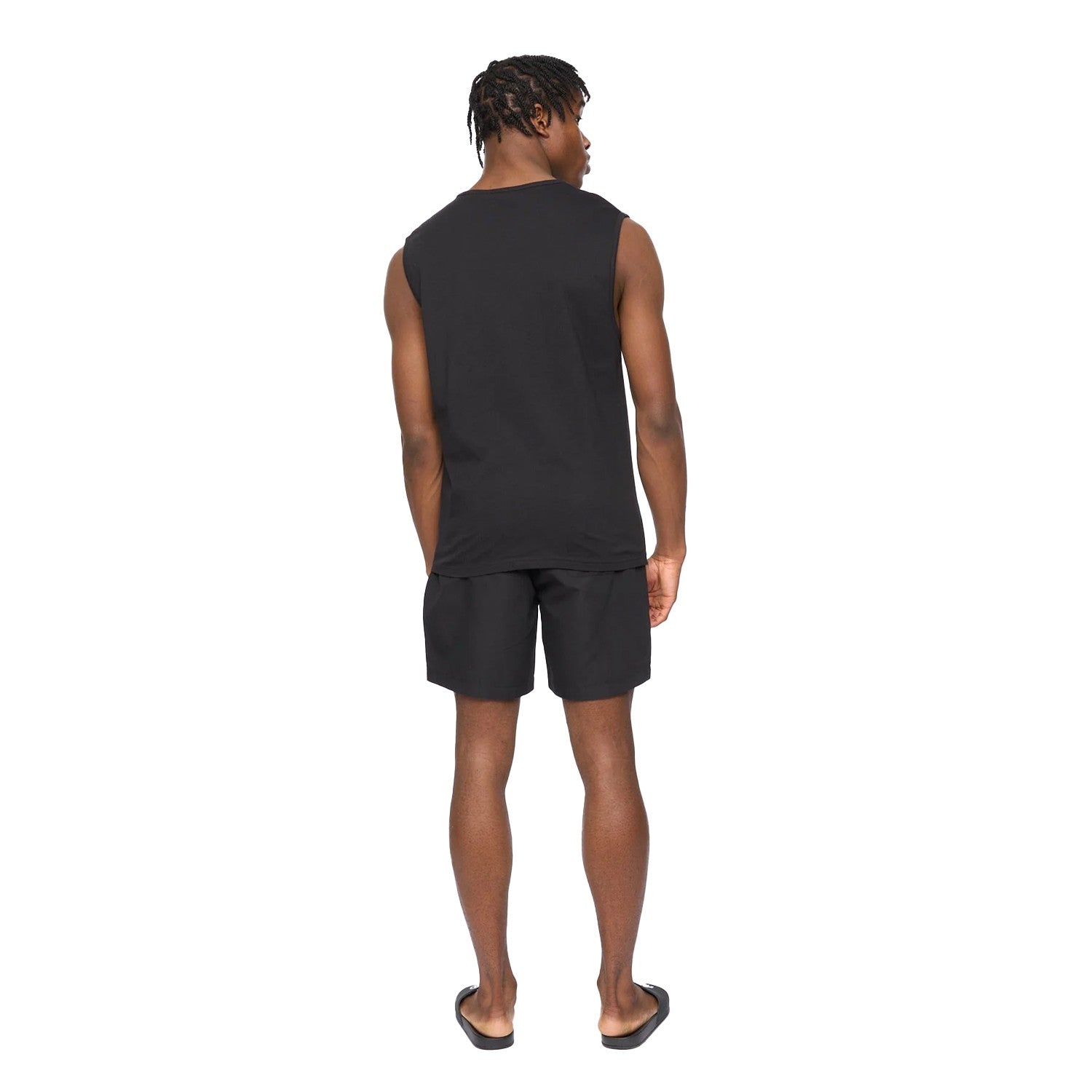 Black - Back - Kings Will Dream Mens Map Tank Top