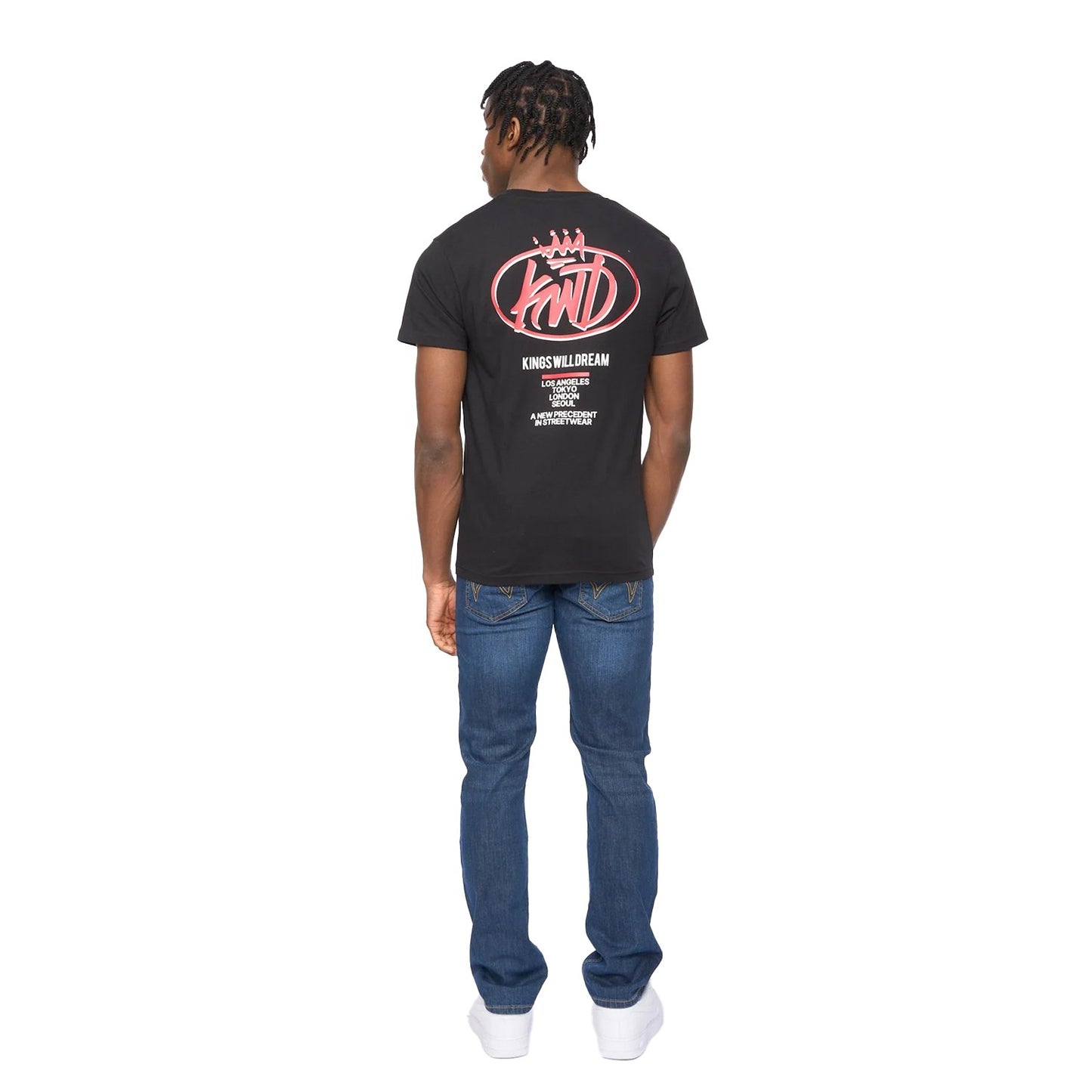 Black - Back - Kings Will Dream Mens Soap Back Print T-Shirt