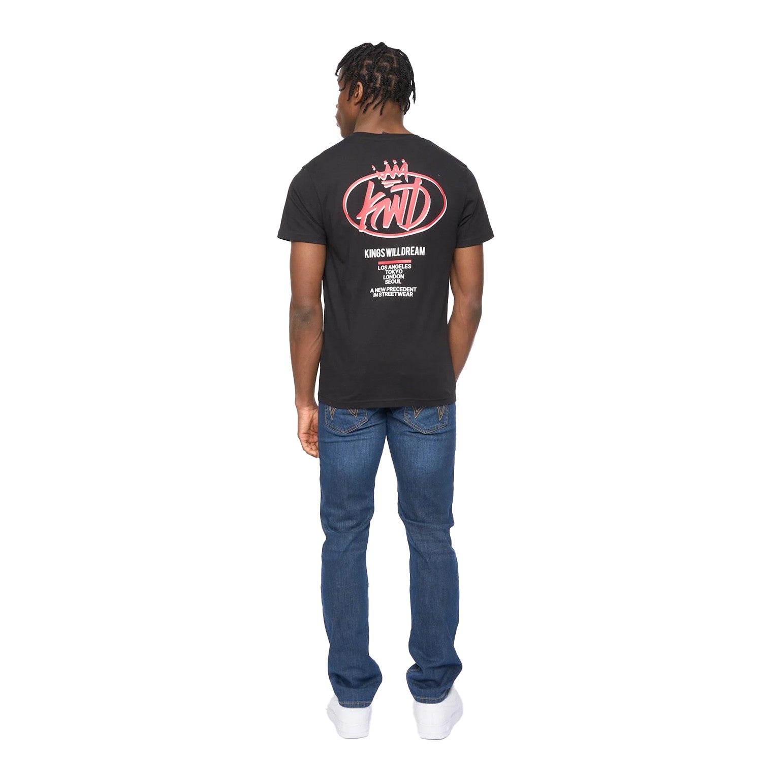 Black - Back - Kings Will Dream Mens Soap Back Print T-Shirt