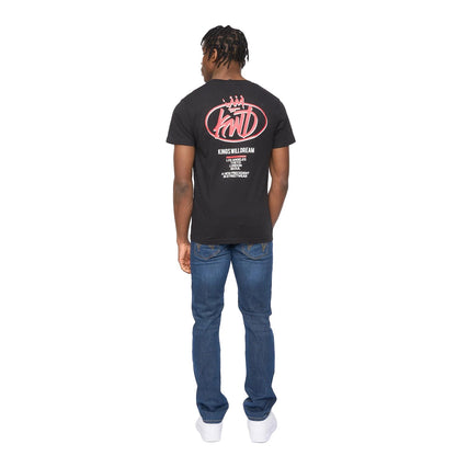 Black - Back - Kings Will Dream Mens Soap Back Print T-Shirt