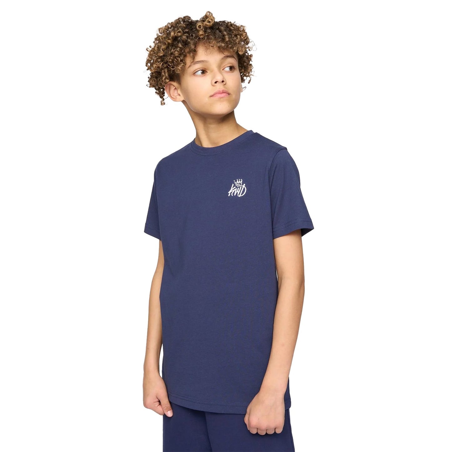 Navy - Front - Kings Will Dream Boys Crosby T-Shirt