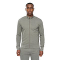 Olive - Front - Duck and Cover Mens Hannings Full Zip Top