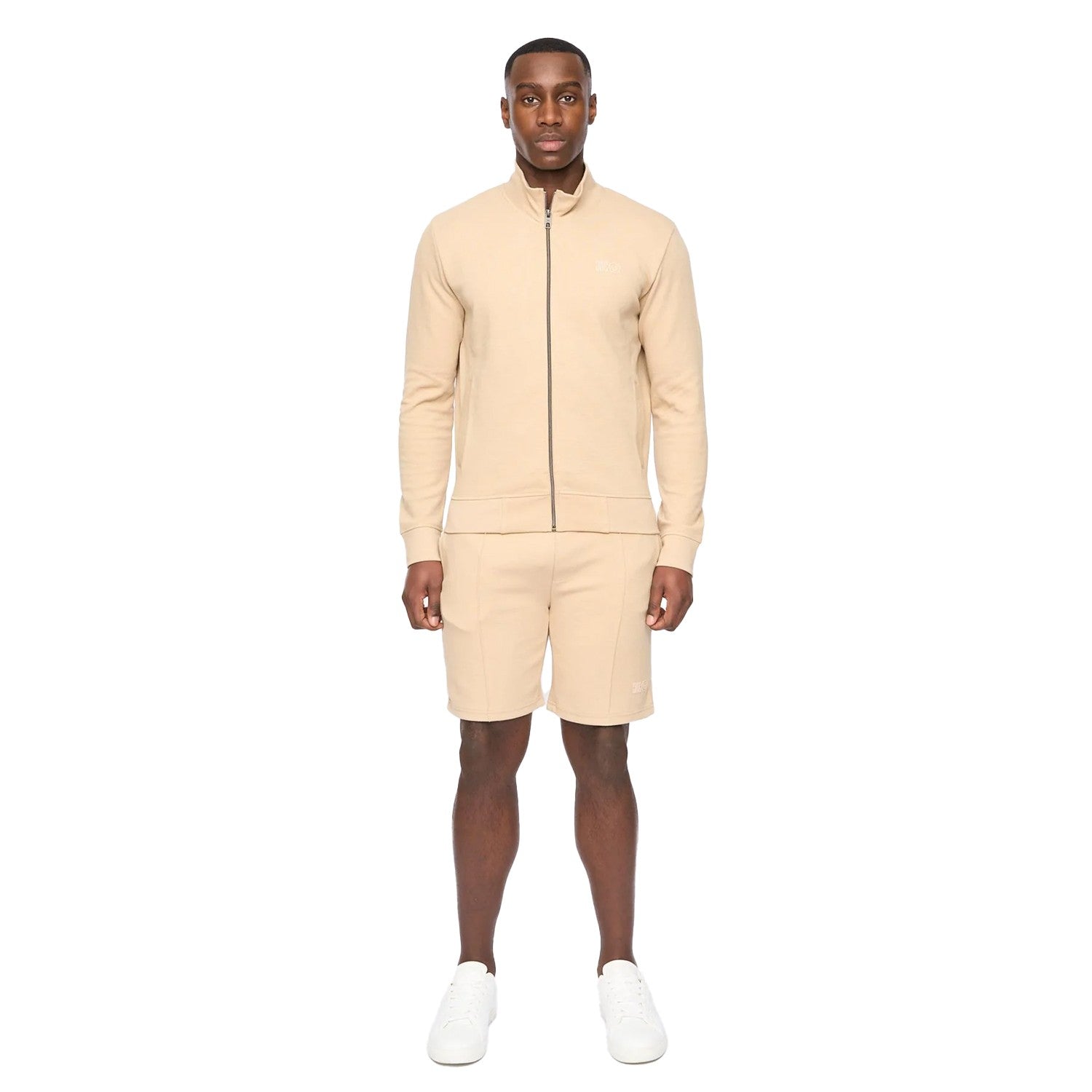 Stone - Lifestyle - Duck and Cover Mens Hannings Full Zip Top
