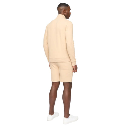 Stone - Back - Duck and Cover Mens Hannings Full Zip Top