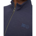 Dark Navy - Side - Duck and Cover Mens Hannings Full Zip Top