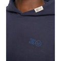 Dark Navy - Side - Duck and Cover Mens Hannings Hoodie