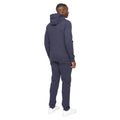 Dark Navy - Back - Duck and Cover Mens Hannings Hoodie