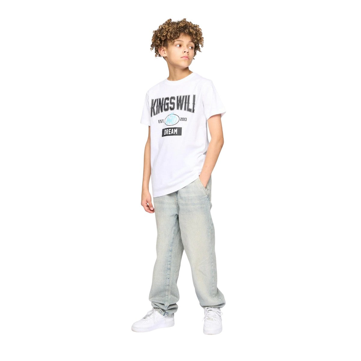 White - Lifestyle - Kings Will Dream Boys Knockout T-Shirt