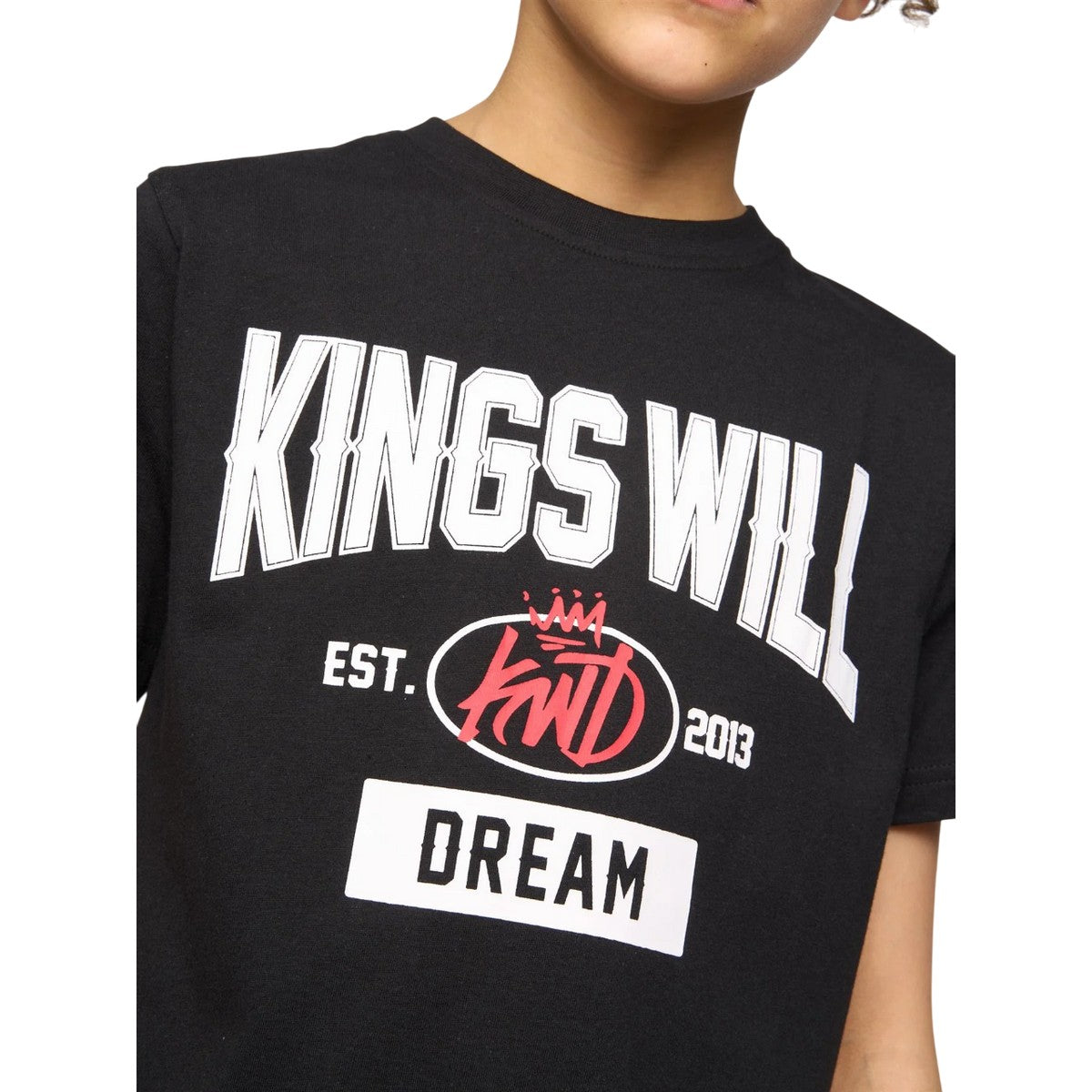 Black - Side - Kings Will Dream Boys Knockout T-Shirt