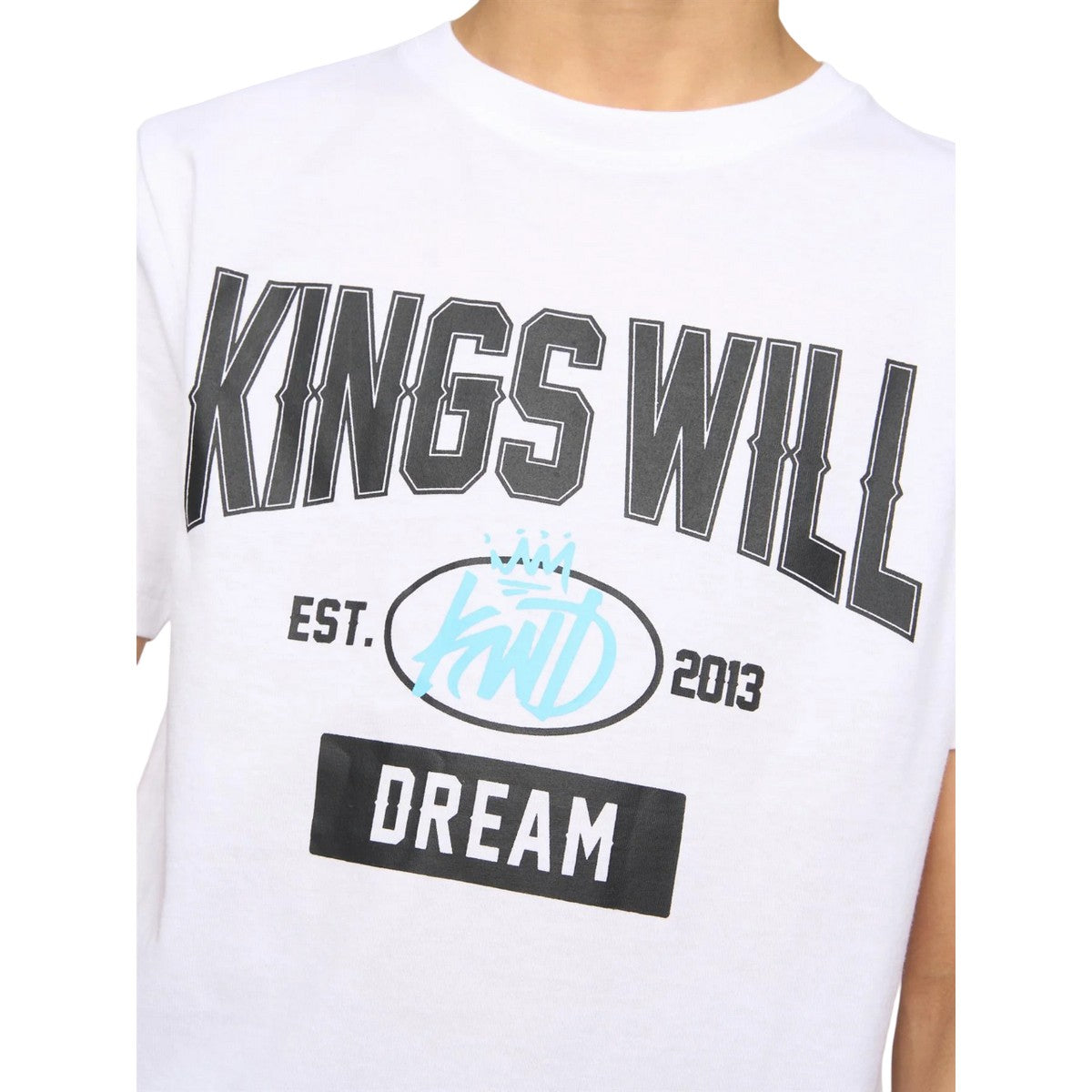 White - Side - Kings Will Dream Boys Knockout T-Shirt