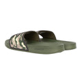 Green - Back - Crosshatch Mens Remorid Camo Sliders