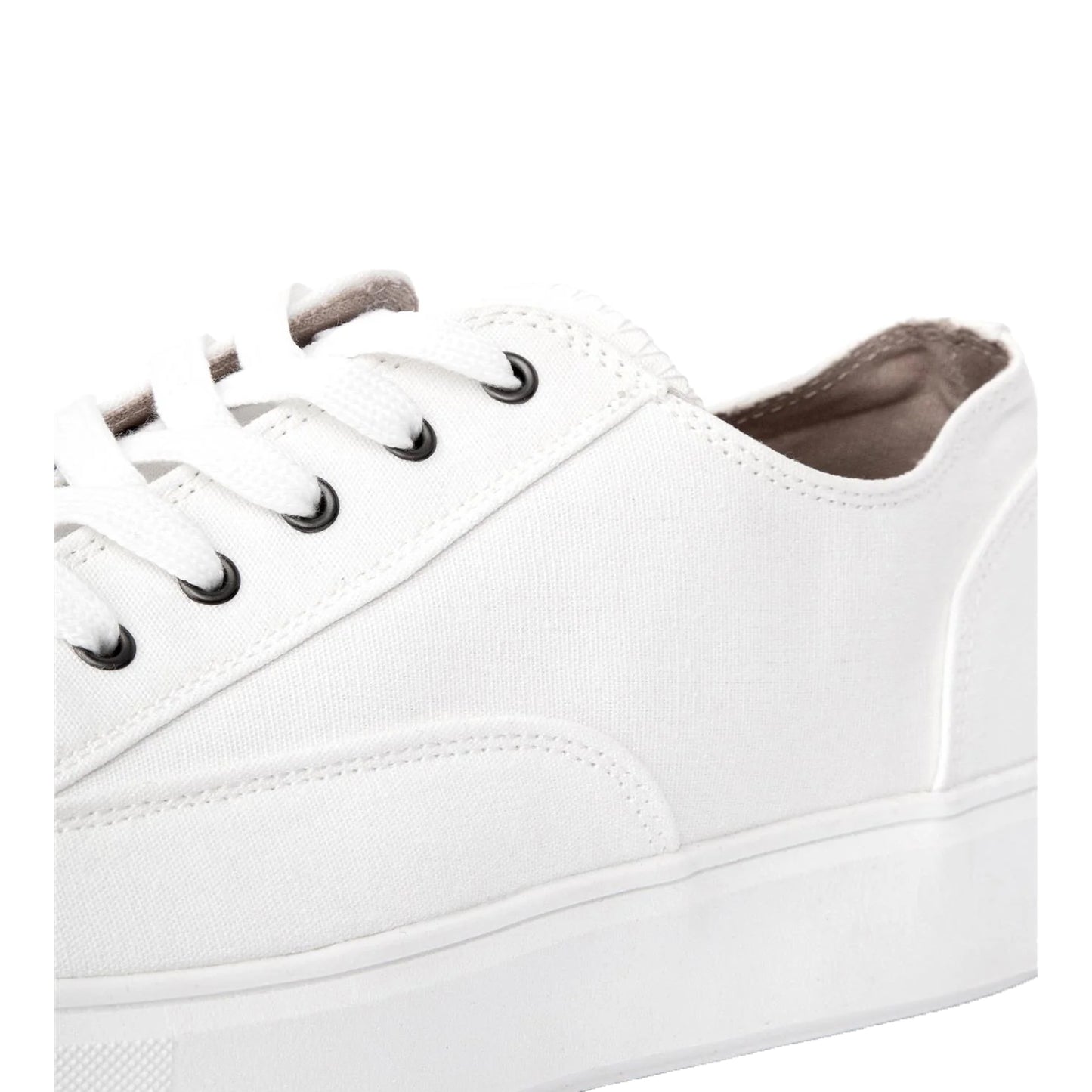 White - Side - Duck and Cover Mens Nesta Trainers