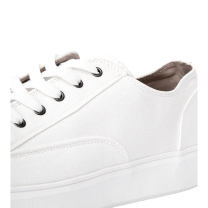 White - Side - Duck and Cover Mens Nesta Trainers