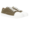 Khaki Green - Front - Duck and Cover Mens Nesta Trainers