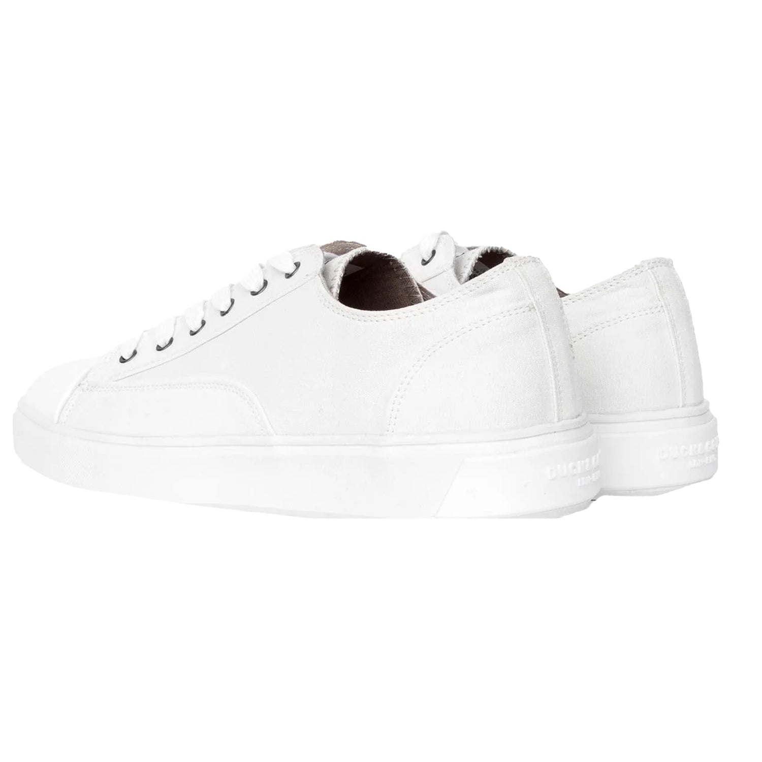 White - Back - Duck and Cover Mens Nesta Trainers