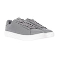 Taupe - Front - Duck and Cover Mens Kremes Leather-Look PU Trainers