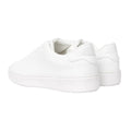 White - Back - Duck and Cover Mens Kremes Leather-Look PU Trainers