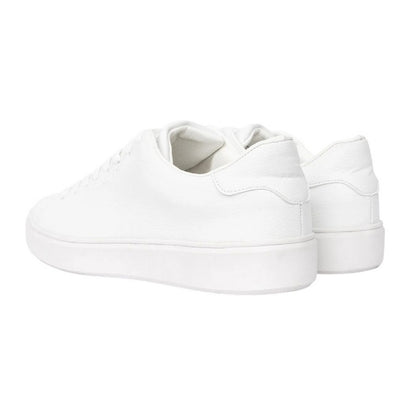 White - Back - Duck and Cover Mens Kremes Leather-Look PU Trainers