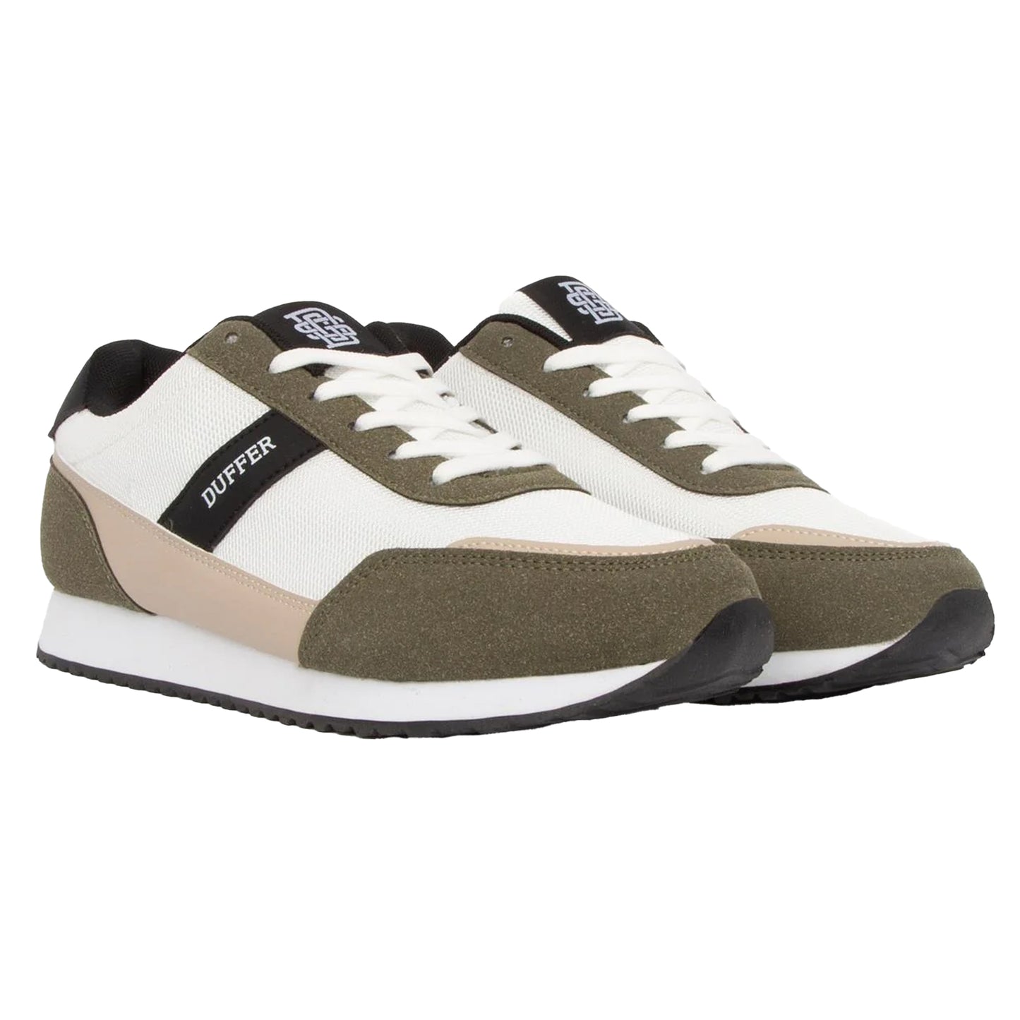 Green - Front - Duffer Mens Spence Trainers