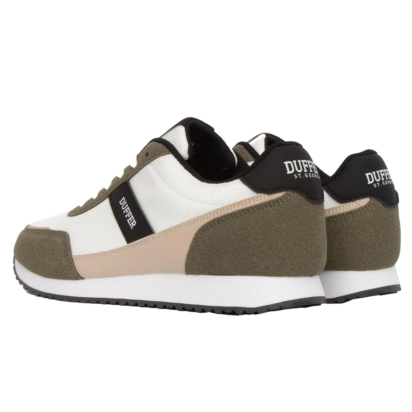 Green - Back - Duffer Mens Spence Trainers