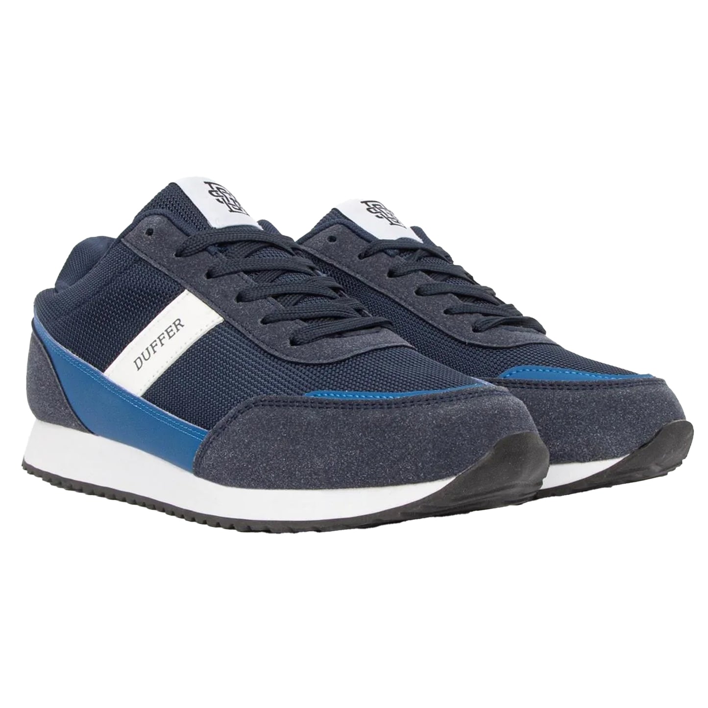 Navy - Front - Duffer Mens Spence Trainers