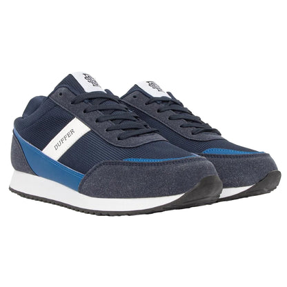 Navy - Front - Duffer Mens Spence Trainers