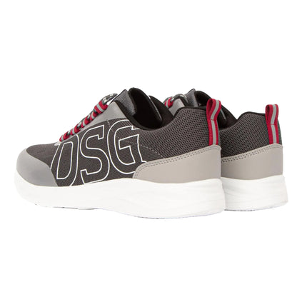 Grey - Back - Duffer Mens Amis Trainers