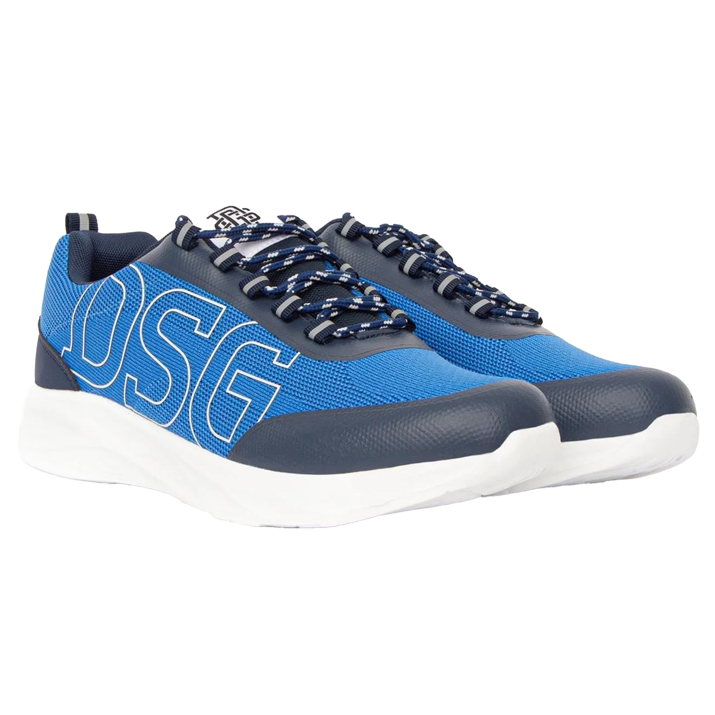 Navy - Front - Duffer Mens Amis Trainers