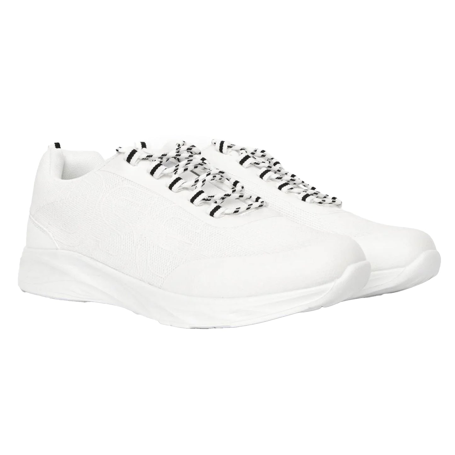 White - Front - Duffer Mens Amis Trainers