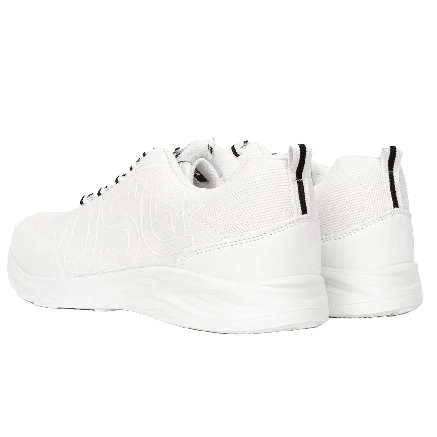 White - Back - Duffer Mens Amis Trainers
