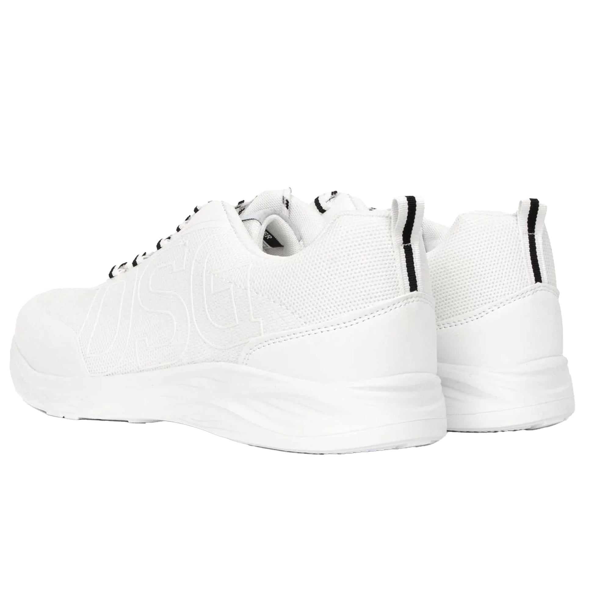 White - Back - Duffer Mens Amis Trainers