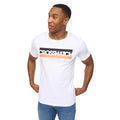 Black-Mint-Navy-White-Grey Marl - Lifestyle - Crosshatch Mens Logotime T-Shirt (Pack of 5)
