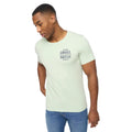Black-Mint-Navy-White-Grey Marl - Pack Shot - Crosshatch Mens Logotime T-Shirt (Pack of 5)