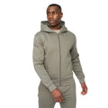 Green Slate - Back - Duck and Cover Mens Chemtars Full Zip Hoodie