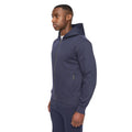 Navy - Side - Duck and Cover Mens Chemtars Full Zip Hoodie