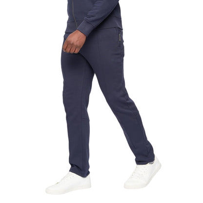 Navy - Side - Duck and Cover Mens Chemtars Jogging Bottoms