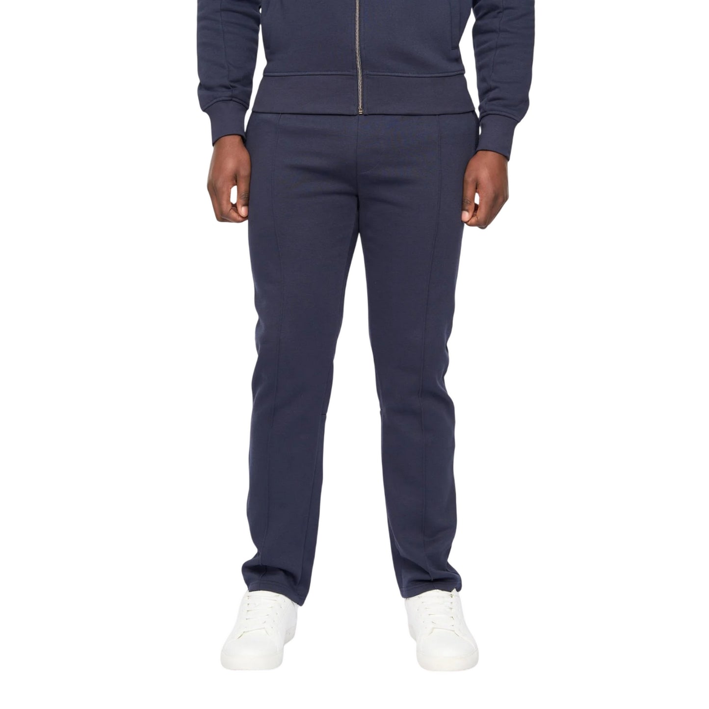 Navy - Front - Duck and Cover Mens Chemtars Jogging Bottoms