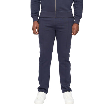 Navy - Front - Duck and Cover Mens Chemtars Jogging Bottoms