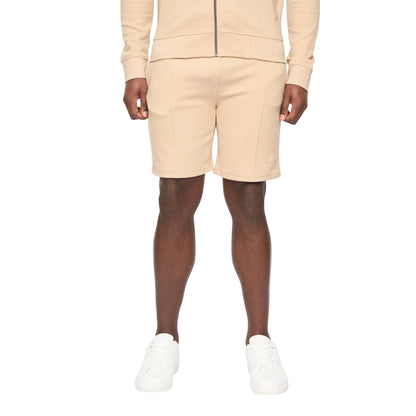 Stone - Front - Duck and Cover Mens Hannings Shorts
