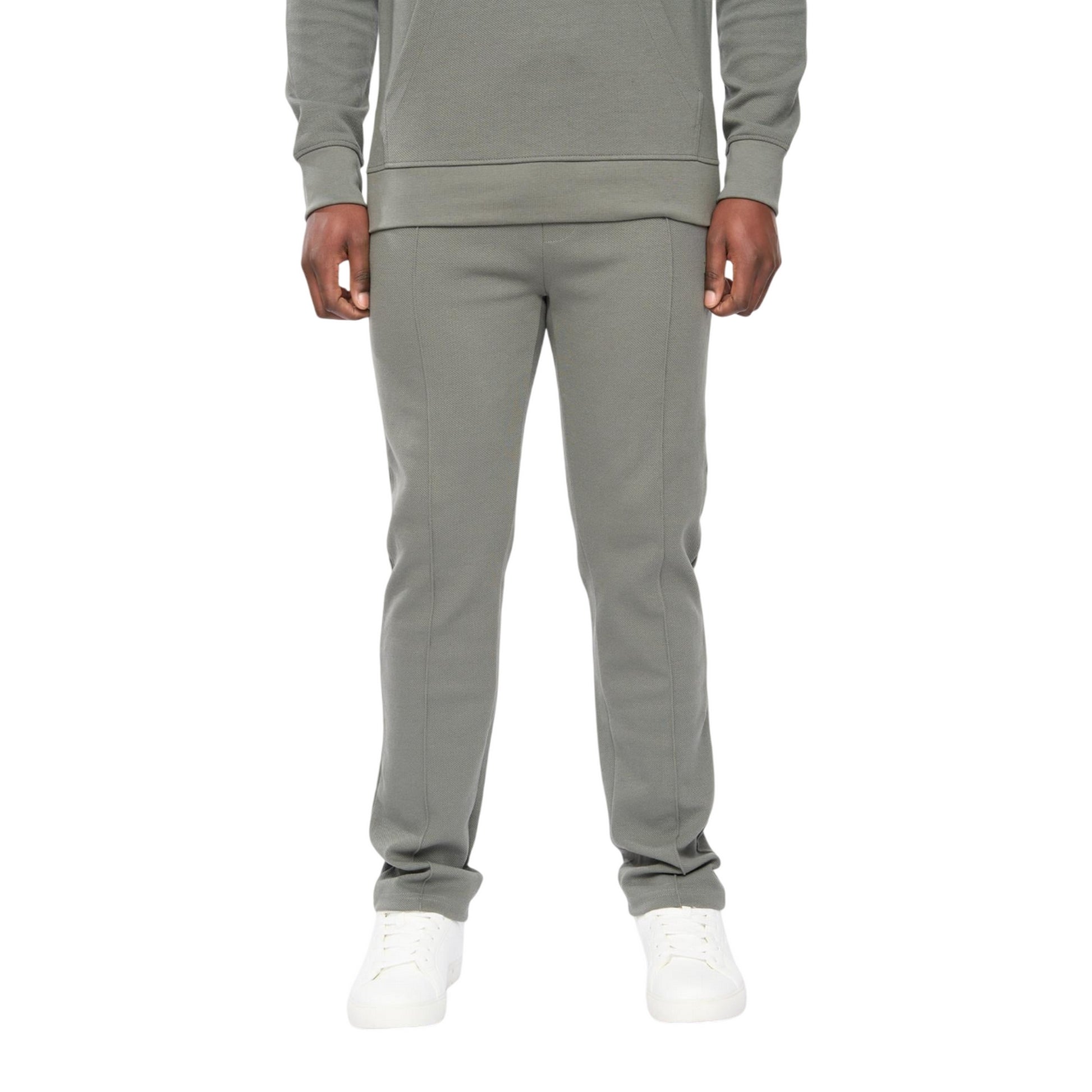 Olive - Front - Duck and Cover Mens Hannings Jogging Bottoms