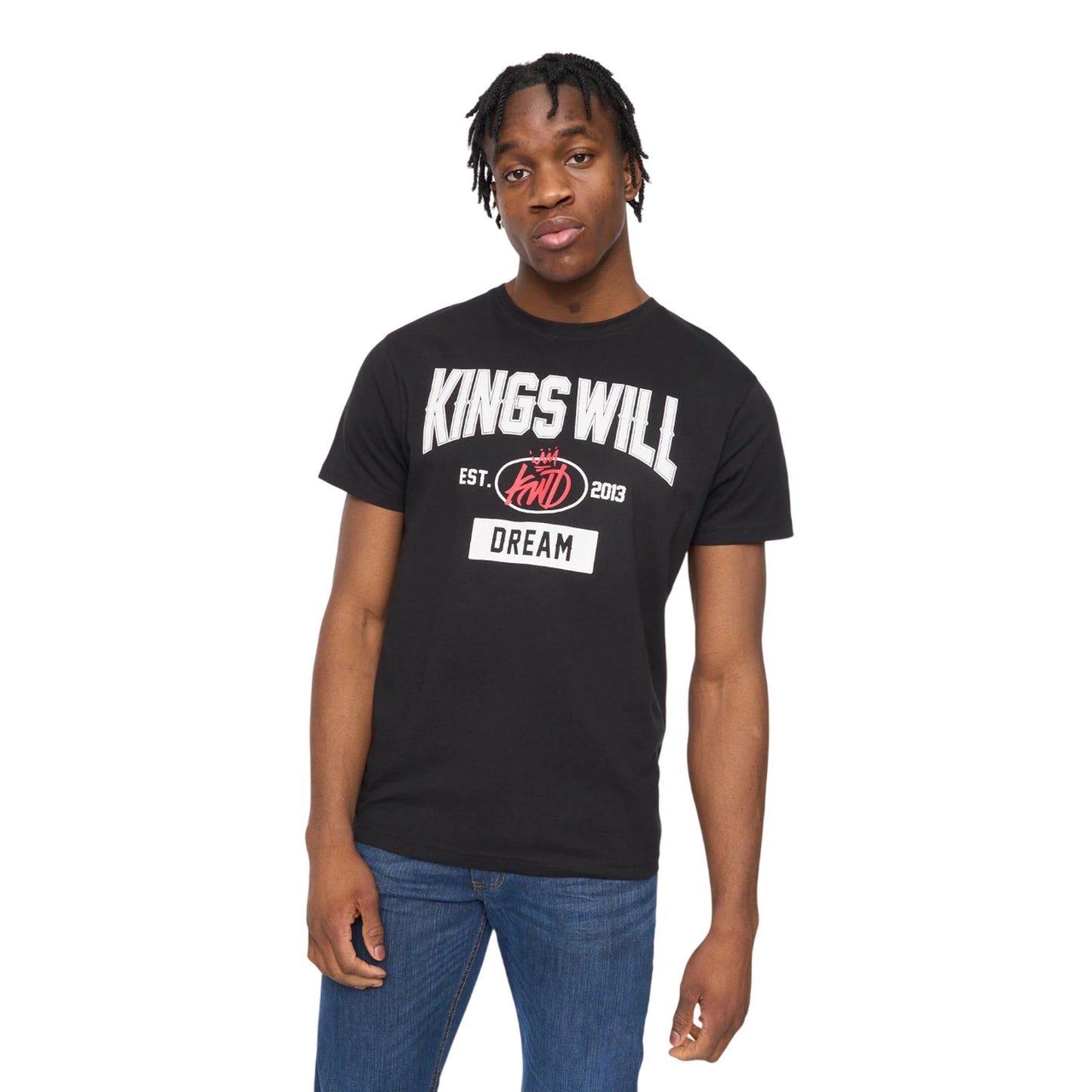 Black - Front - Kings Will Dream Mens Knockout T-Shirt