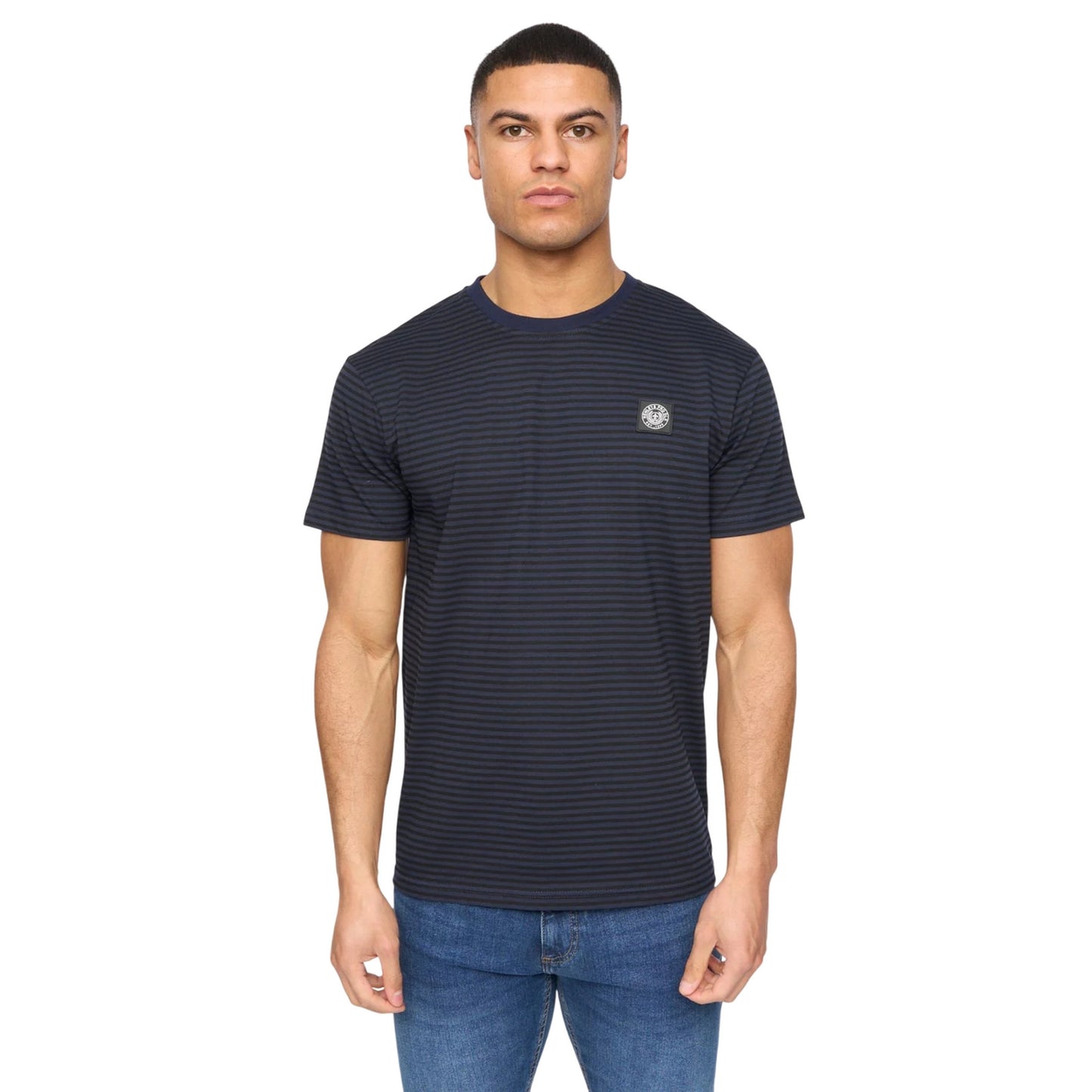 Navy - Front - Henleys Mens Henbrett T-Shirt