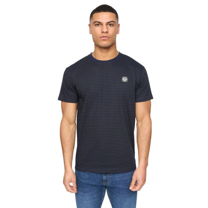 Navy - Front - Henleys Mens Henbrett T-Shirt